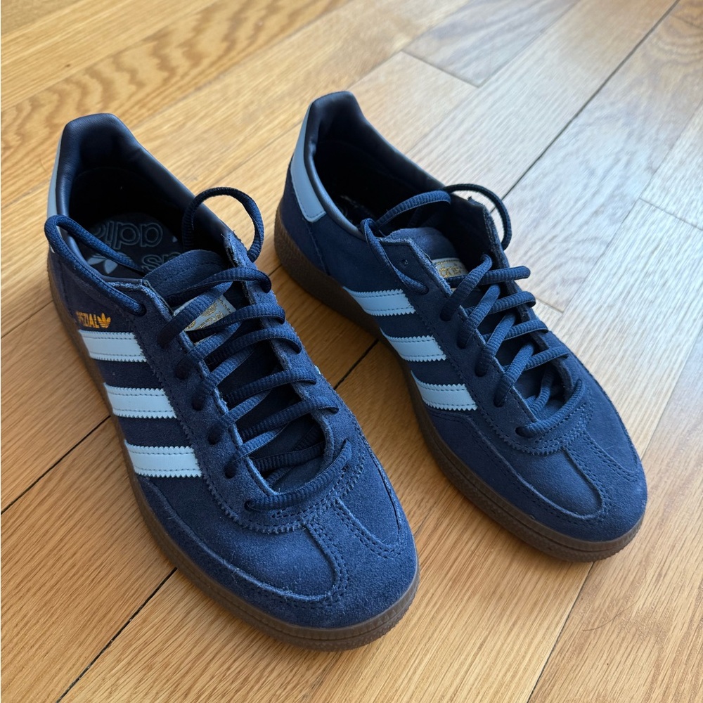 Adidas Handball Spezial Navy/Sky Blue Size M 5.5